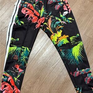 Nike Black Tropical Print Joggers